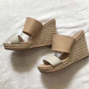 A New Day Adelina Two-Band Espadrille Wedge 8.5